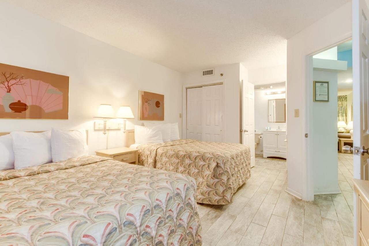 Scenic Views From The Balcony At Ocean Forest Plaza Condos Myrtle Beach Exterior photo