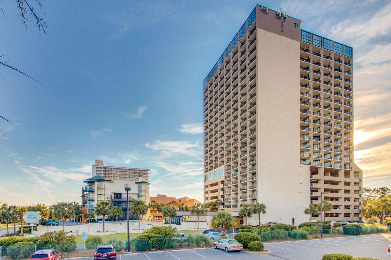 Scenic Views From The Balcony At Ocean Forest Plaza Condos Myrtle Beach Exterior photo